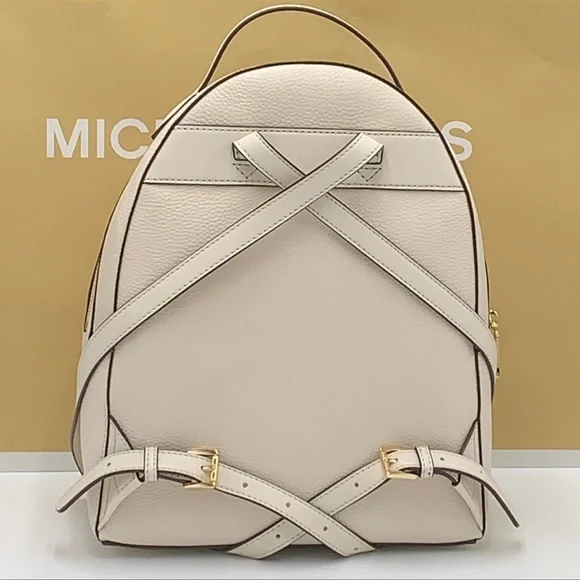 Michael Kors Women's Valerie Medium Pebbled Leather Backpack
Light Cream 
NWT - Picture 2 of 16
